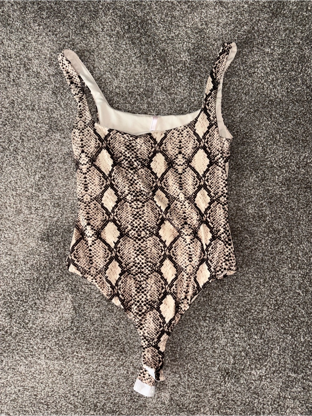 Womens Snake Print Bodysuit